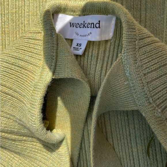 Los Angeles Weekend Green Top - Picture 5 of 5